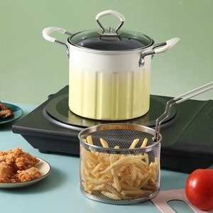 Marmite à friteuse avec poignée 3L Tempura pour la cuisine de Camping - Bild 1 von 7