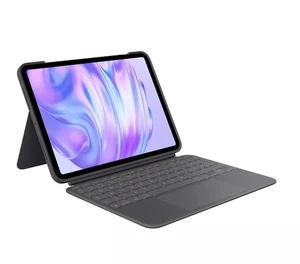 Logitech Combo Touch Tastatur-Case Grafit für iPad Pro 11" (M4) DE-Layout #Q2/25 - Afbeelding 1 van 2