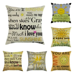 45cm*45cm sunshine Linen/cotton pillow cover sofa pillow case  - Picture 1 of 13