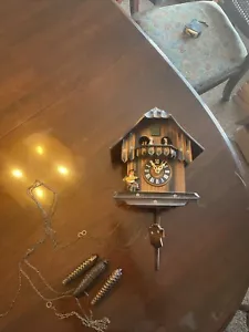 Reloj de cuco vintage alemania occidental selva negra único en su clase original - Imagen 1 de 16