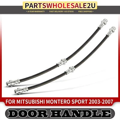 2x Rear Side Brake Hydraulic Hose for Mitsubishi Montero Sport 2003 2004-2007 - Image 1 of 4