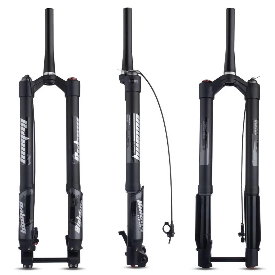 Inverted Fork Damping BOOST Thru Axle Air Suspension Bicycle Front Forks - Image 1 of 4