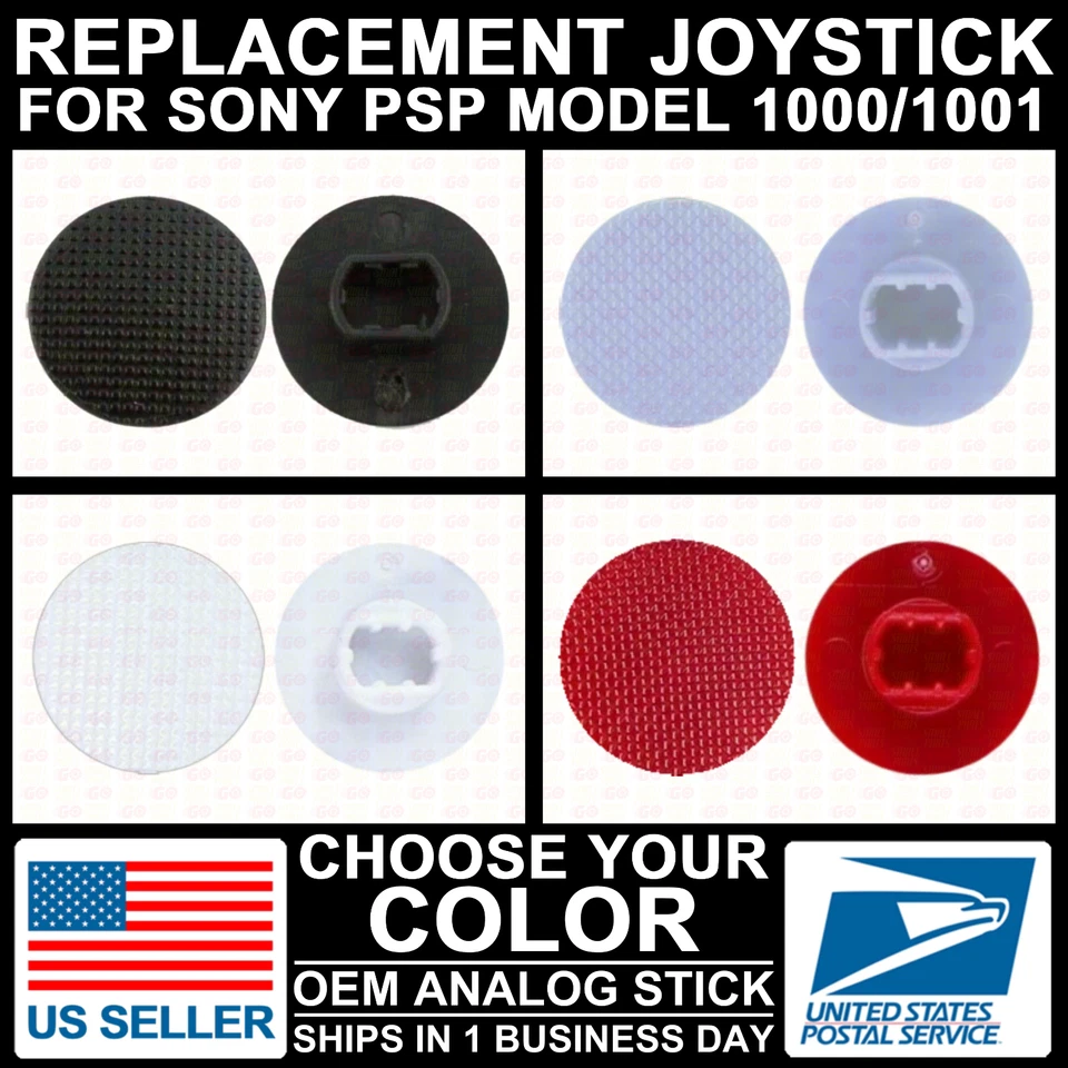 Joystick Cap For Sony Playstation PSP 1000/1001 Analog Cover Thumb Button Stick - Image 1 of 4