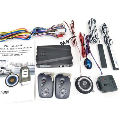 Kit de controle remoto de partida botão de partida interruptor de ignição motor de entrada sem chave para carro - Imagem 1 de 4