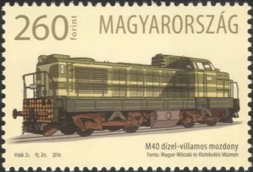 Tren locomotora ferrocarril 1V HUNGRÍA MNH 2016 S53217 Foto 1 de 1