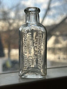 Vintage Caldwell’s Sirup Pepsin Probe Medizin Flasche Monticello Illinois - Bild 1 von 7