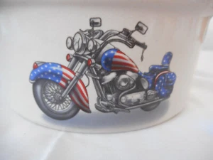 Roseville Pottery RRP American motorcycle Stoneware bowl Robinson Ransbottom - Picture 1 of 6