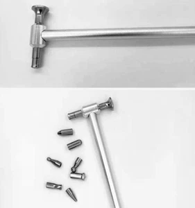 Martillo de eliminación de abolladuras a nivel de automóvil, herramientas de eliminación de abolladuras de pintura, herramienta portátil  - Imagen 1 de 5