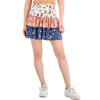Minifalda Derek Heart Juniors Estampado en Niveles Ditsy Floral M B4HP Foto 1 de 3