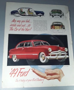 Original 1949 Ford Zeitschriftenanzeige "Any Way You Look..." - Bild 1 von 1