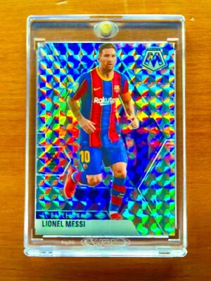 Lionel Messi RARE SILVER REFRACTOR MOSAIC INVESTMENT CARD SSP WORLD CUP MVP MINT - Image 1 of 4