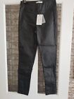 Soya Concept Size Uk 10 Eu 36 Stretch Leather Look leggings Trousers RRP £45 BLK
