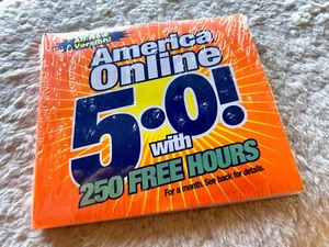 AOL AMERICA ONLINE 5.0 w 250 FREE HOURS CD DVD DISC the TIDE version - Picture 1 of 2