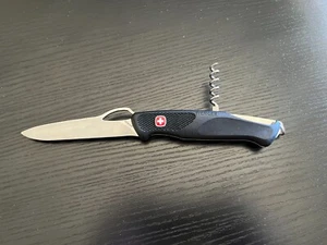 WENGER DISCONTINUED RANGER SINGLE PLAIN BLADE CORKSCREW RARE SWISS ARMY KNIFE - Picture 1 of 7