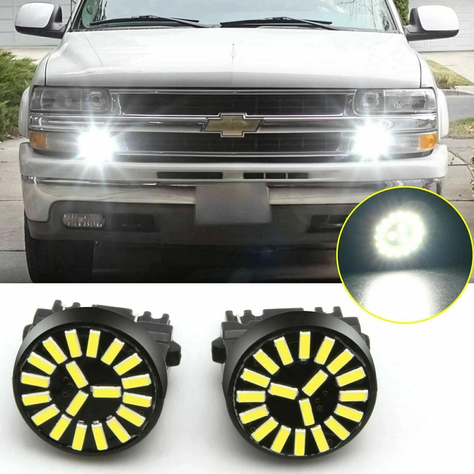 Para Chevrolet 3157 Bombillas LED Blanco 4040 SMD Luz de circulación diurna de conducción DRL Foto 1 de 4