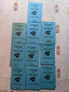 Juego de 10 fósforos vintage de tablero Emery y fiesta - Imagen 1 de 3
