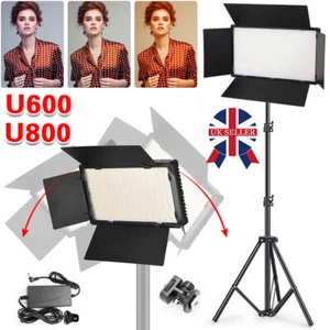 LED Video Lighting Kit 600/1120 Light Beads Photo Studio Lamp Photography Stand- - Picture 1 of 19