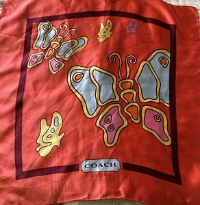 Coach  Silk Scarf - Picture 1 of 4