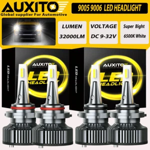4X LED Headlights 9005 9006 High Low Beam Bulbs Super Bright 6500K Xenon White - Picture 1 of 16