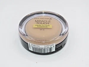 4 X MAX FACTOR MIRACLE TOUCH CREAM-TO-LIQUID FOUNDATION SPF 30 - 047 VANILLA - Picture 1 of 5