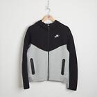 Nike Tech Fleece Full Zip Hoodie Junior Black Size 13 15Yrs