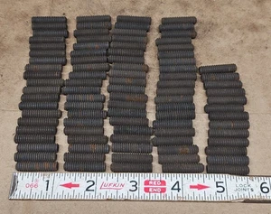 Juego de tornillos hexagonales de 1/4-20 x 1" punta de copa óxido negro aleación acero lote de 93 - Imagen 1 de 1