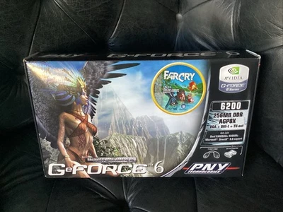 PNY Nvidia GeForce 6200 AGP 8x 256mb Graphics Card - Image 1 of 4