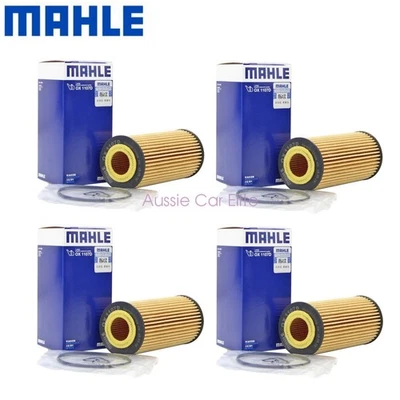06L115562B 4pcs OEM Mahle Oil Filter For 2008-2015 AUDI A4 Q5 2.0TFSI quattro - Image 1 of 4