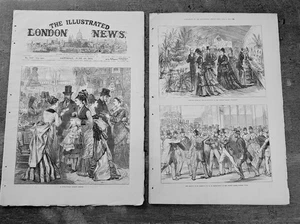 Illustrated London News June 20 1874 #1817 Vol 64 Pgs 574-596 w Supplement - Picture 1 of 14