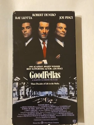Goodfellas 1991 VHS Ray Liotta Deniro Pesci Mafia Action Gangster Pre-owned  Foto 1 de 4