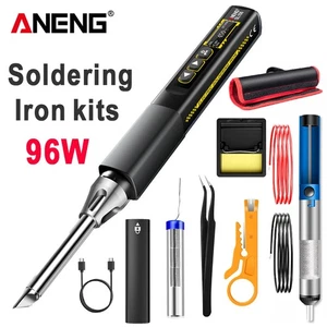 Kit de Soldador ANENG SL108 Temperatura Ajustable 96W Herramienta de Soldadura Portátil - Imagen 1 de 13