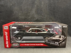 Auto World 1:18 Scale 1969 Dodge Coronet Super Bee MCACN Edition AMM1347 - Picture 1 of 11