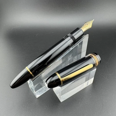 Montblanc Meisterstück No. 149 Fountain Pen 14C Gold Fine Nib Serviced w/Box - Image 1 of 4