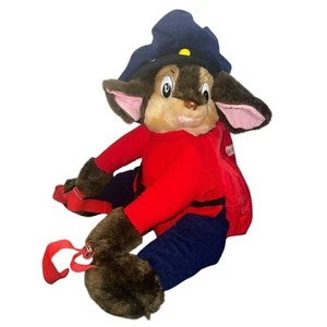 Fievel Goes West Plüschtier Rucksack Vintage 1986 | seltener Fund - Bild 1 von 16