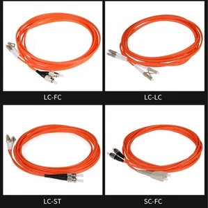 LC-LC Duplex OM1 62,5/125 Multimode Glasfaserkabel orange Gigabit Ethernet Indoor - Bild 1 von 17
