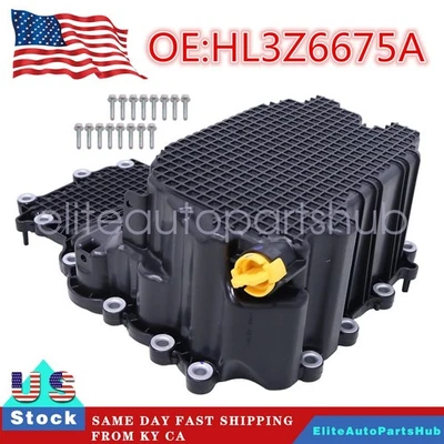 Nuevo para Ford F-150 V6 2017-2019 3,5 L 1 pieza cárter de aceite de motor negro HL3Z6675A Foto 1 de 4