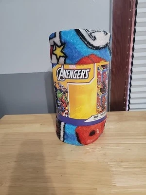 Marvel Avengers Soft Silky Fleece Throw 40"x50" Kids Blanket - Image 1 of 3