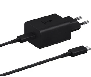 Samsung EP-T4510 45W USB-C Caricabatteria con Cavo - Nero - Zdjęcie 1 z 5
