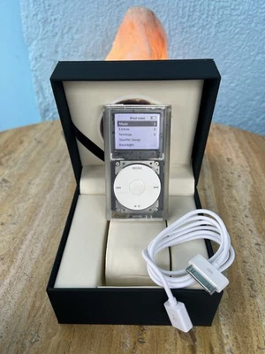 iPod Mini Clear/Transparent | Wolfson DAC | (New battery) + Cable - Immagine 1 di 4