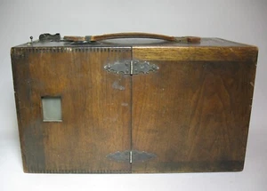 Blair Hawkeye 1895 Improved Detective Wooden Box Camera with Glass Plate Holder - Picture 1 of 10