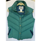 Vintage 70s 80s Woolrich Down Puffer Vest, Large, Teal 