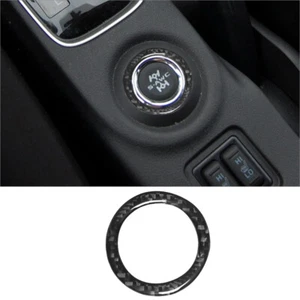 Carbon Fiber Interior 4WD Switch Button Ring Trim For Mitsubishi Outlander - Picture 1 of 15
