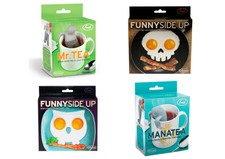 Four item Fred Bundle:Two Tea infusers.Two egg molds NEW great novelty Gift 
