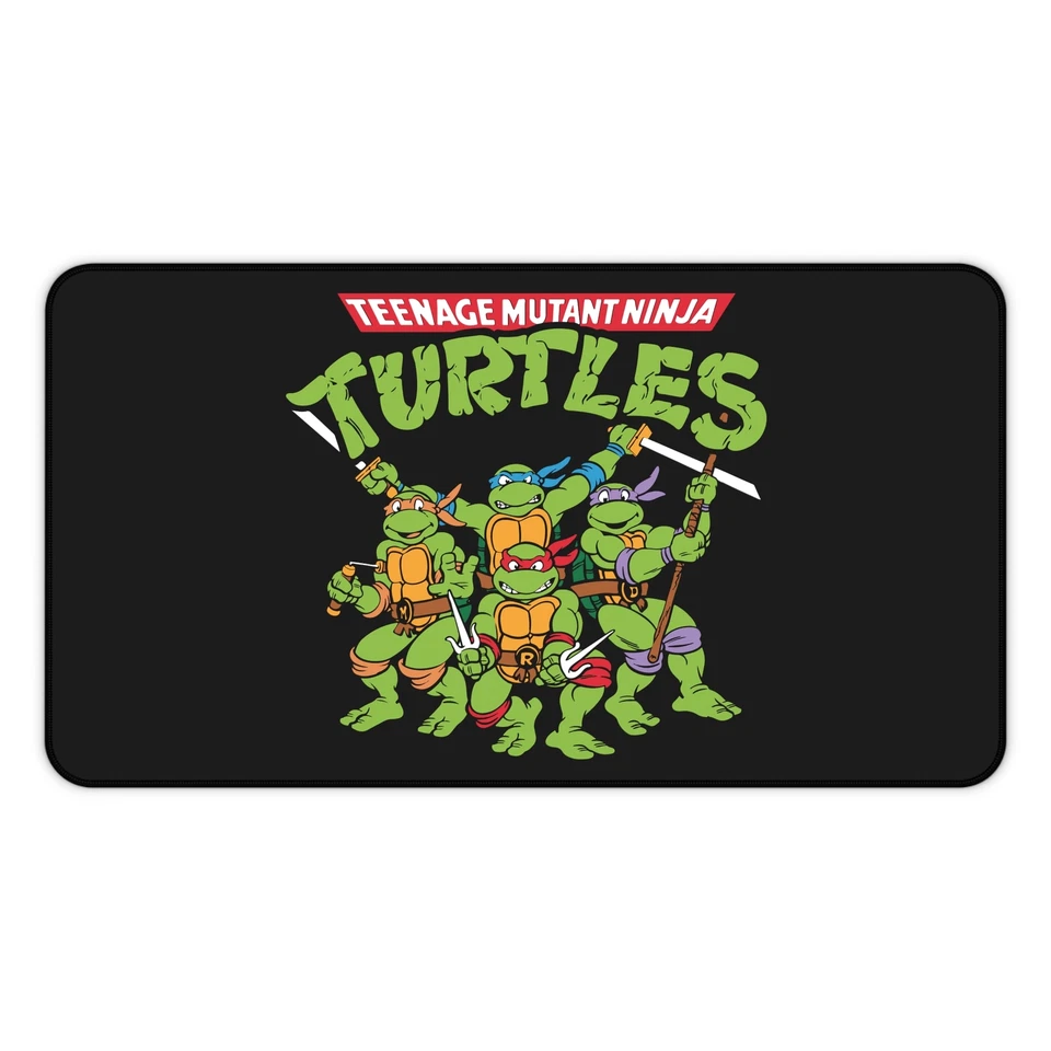 TMNT Teenage Mutant Ninja Turtles Desk Mat - Mouse Pad 3 Sizes - Image 1 of 1