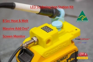20V portable Soldering Iron for Dewalt 18v battery up to 500 degrees Gen 1 Iron - Picture 1 of 11