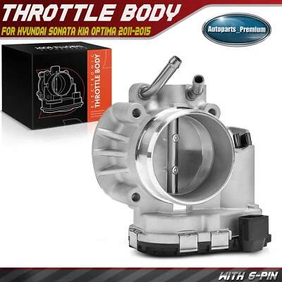 Cuerpo del acelerador de inyección de combustible con sensor TPS para Hyundai Sonata Kia Optima 11-15 Foto 1 de 4