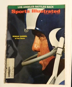 7. Dezember 1970 Roman Gabriel St. Louis Rams Football Sports Illustrated  - Bild 1 von 3