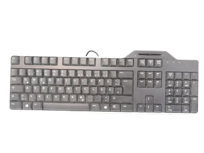 Dell KB8131 Deutsch Tastatur Keyboard mit Karten - Einschub Funktion 0GM0PG - Bild 1 von 4