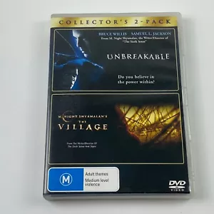 UNBREAKABLE / The Village DVD Set (Region 4, 2 Disc Set) - Picture 1 of 4