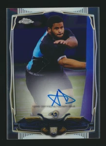 2014 Topps Chrome Football Autogramme #175 Aaron Donald RC Rookie Autogramm - Bild 1 von 2